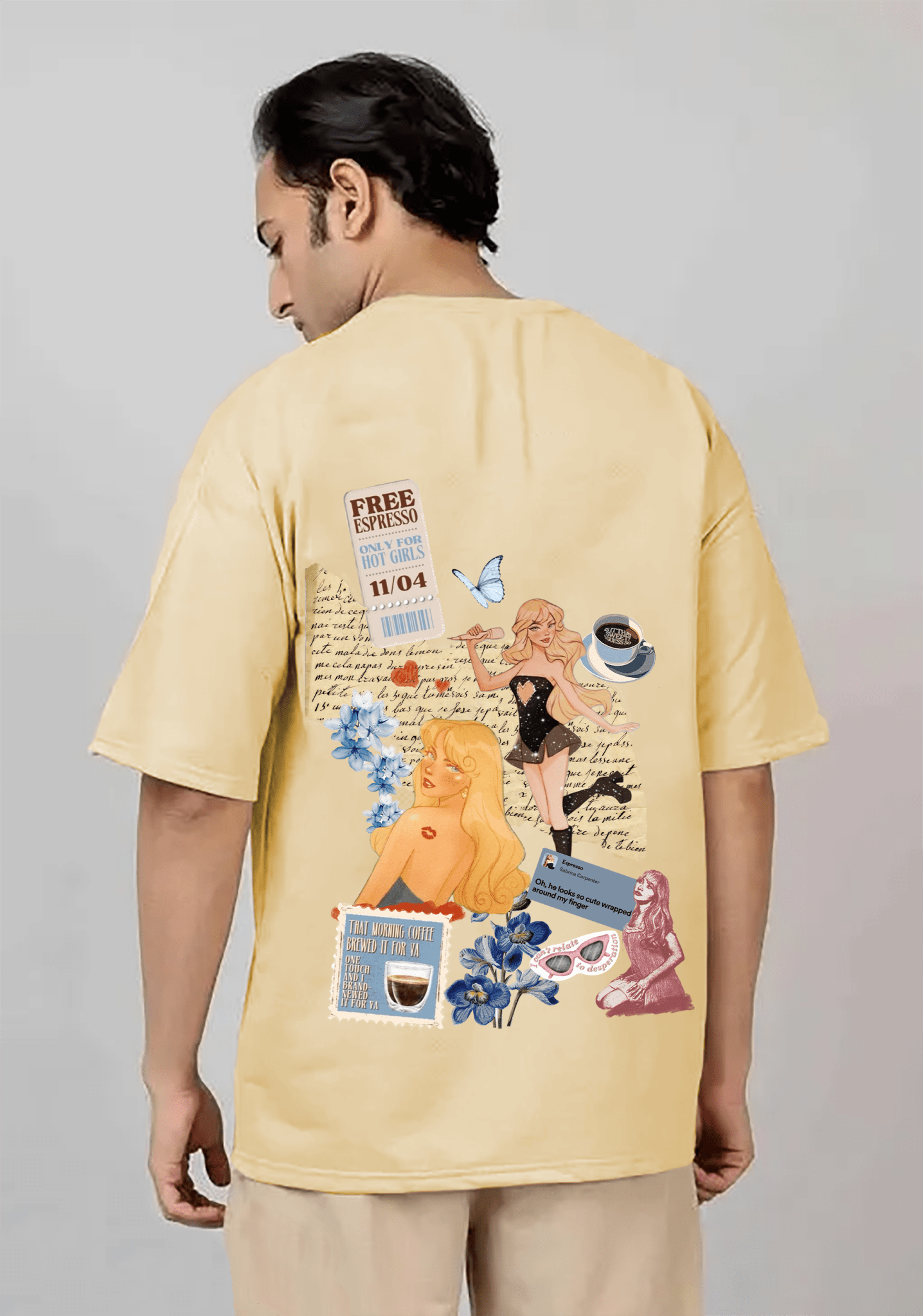 Thats Thats me Espresso Oversize T-Shirt - Awara Bacha