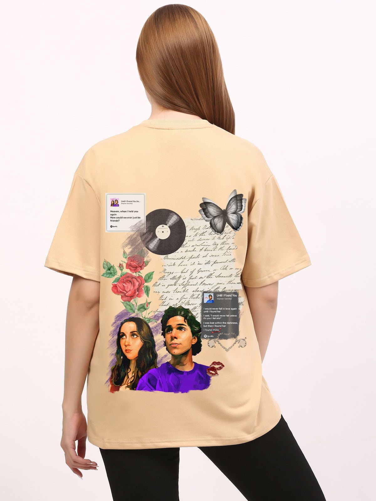 Until I found you Oversize T-Shirt - Awara Bacha