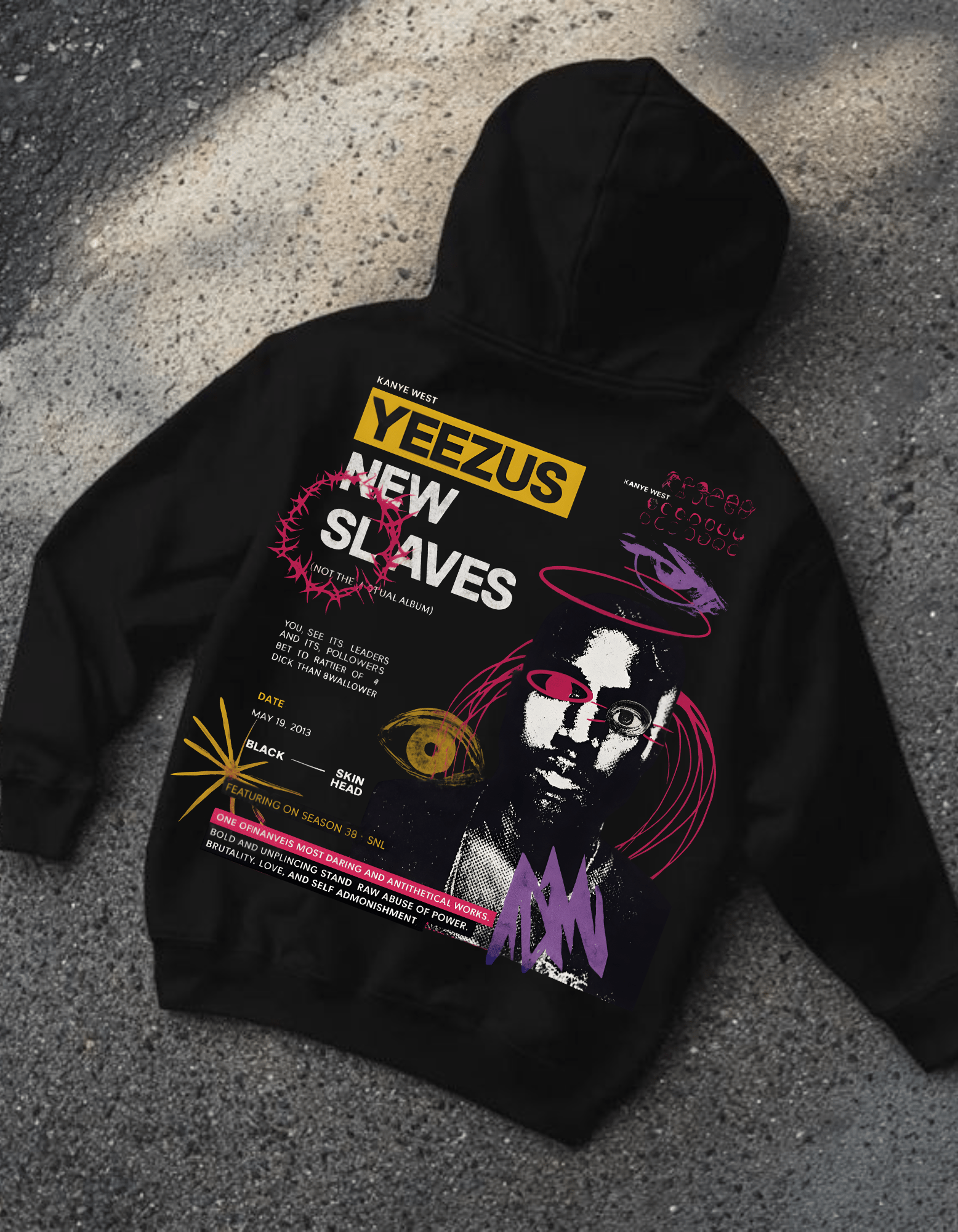 YEEZUS Oversized Hoodie - Awara Bacha